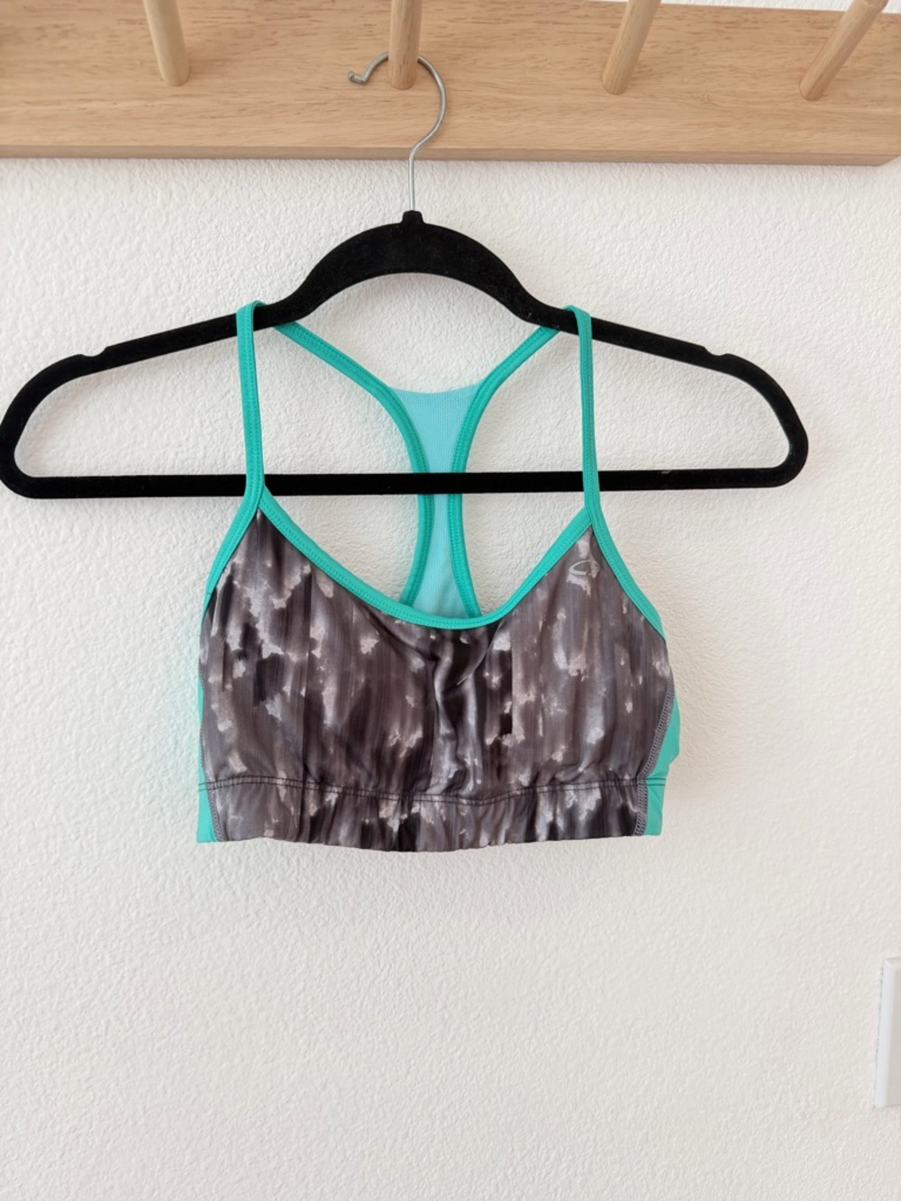 Champion Gray and Aqua Sports Bra